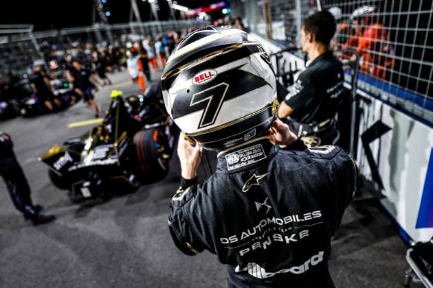 2026 FORMULA E TOKYO ePRIX GUNTHER Maximilian (ger), DS Penske, DS E-Tense FE25, portrait on the grid during the Tokyo ePrix, 14th and 15th round of the 2025-26 ABB FIA Formula E World Championship, WM, Weltmeisterschaft on the Tokyo Street Circuit from July 24 to 26, 2026 in Tokyo, Japan - TokyoJapan  Copyright: xJULIENxDELFOSSEx