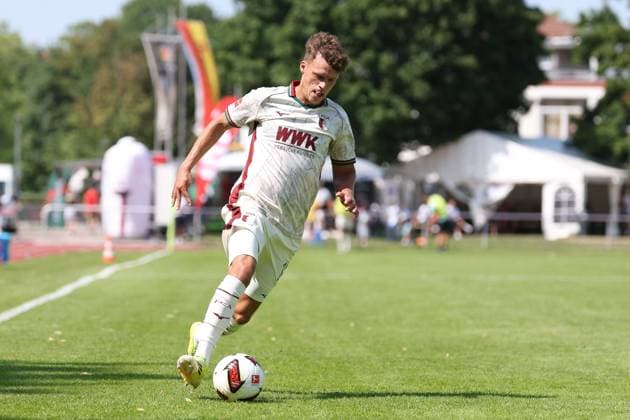 Robin Fellhauer 19 (FC Augsburg), FC Augsburg vs. 1. FC Saarbruecken, Fussball, 1. Bundesliga, Testspiel, Saison 2026 27, 25.07.2026 Kaufbeuren Bayern Deutschland *** Robin Fellhauer 19 FC Augsburg, FC Augsburg vs. 1 FC Saarbrücken, Soccer, Bundesliga 1, Friendly Match, 2026–27 Season, July 25, 2026, Kaufbeuren, Bavaria, Germany Copyright: xkolbert-press ChristianxKolbertx