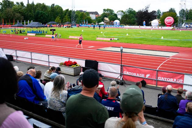Norwegian Athletics Championships 2026 Trondheim 20260725. The men s 10,000m practice during the Norwegian Athletics Championships at Trondheim Stadium on Saturday. Photo: Beate Oma Dahle NTB Trondheim Norway EDITORIAL USE ONLY. RESTRICTED USE FOR BETTING COMPANIES Ref:_SPOtPMeJh1qkIA.jpg *** Norwegian Athletics Championships 2026 Trondheim July 25, 2026 The men’s 10,000m practice session during the Norwegian Athletics Championships at Trondheim Stadium on Saturday. Photo: Beate Oma Dahle, NTB, Trondheim, Norway. EDITORIAL USE ONLY. RESTRICTED USE FOR BETTING COMPANIES.  Copyright: xBeatexOmaxDahlex xNTBx