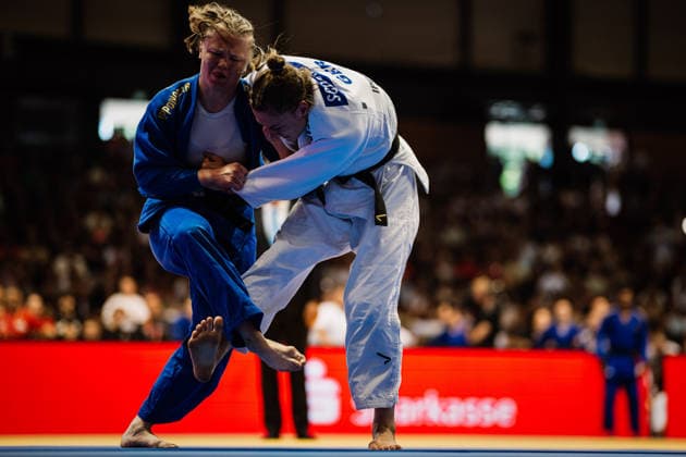Die Finals 2026 - Judo, Mixed-Team-Meisterschaften, , 25.07.2026 Team Brandenburg gewinnt die deutsche Meisterschaft gegen das Team Niedersachsen im Finale; Die Finals 2026 - Judo, Mixed-Team-Meisterschaften, am 25.07.2026 in der ZAG Arena, Hannover *** The Finals 2026 Artistic Gymnastics, July 25, 2026: Team Brandenburg wins the German championship against Team Lower Saxony in the final of The Finals 2026 Artistic Gymnastics on July 25, 2026, at the ZAG Arena in Hanover Copyright: xBEAUTIFULxSPORTS Tonhäuserx