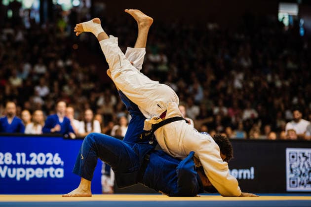 Die Finals 2026 - Judo, Mixed-Team-Meisterschaften, , 25.07.2026 Team Brandenburg gewinnt die deutsche Meisterschaft gegen das Team Niedersachsen im Finale; Die Finals 2026 - Judo, Mixed-Team-Meisterschaften, am 25.07.2026 in der ZAG Arena, Hannover *** The Finals 2026 Artistic Gymnastics, July 25, 2026: Team Brandenburg wins the German championship against Team Lower Saxony in the final of The Finals 2026 Artistic Gymnastics on July 25, 2026, at the ZAG Arena in Hanover Copyright: xBEAUTIFULxSPORTS Tonhäuserx