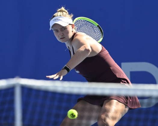 Barbora Krejcikova of Czech Republic in action during the match against Lilli Tagger of Austria within the women s WTA, Tennis Damen 250 Livesport Prague Open 2026 tennis tournament in Prague, Czech Republic, on July 25, 2026. (CTKxPhoto MichalxKrumphanzl) CTKPhotoP2026072503880  CTKPhotoP2026072503880