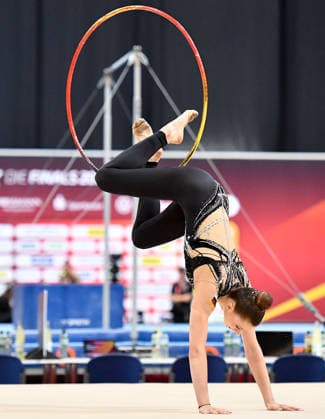 25.07.2026, xhbx, Turnen Rhythmische Sportgymnastik, Deutsche Meisterschaften 2026 v.l. Lada Pusch (Reifen) (DFL DFB REGULATIONS PROHIBIT ANY USE OF PHOTOGRAPHS as IMAGE SEQUENCES and or QUASI-VIDEO) Hannover *** July 25, 2026, xhbx, Gymnastics, Rhythmic Gymnastics, 2026 German Championships v l Lada Pusch, Hoop, DFL, DFB. REGULATIONS PROHIBIT ANY USE OF PHOTOGRAPHS AS IMAGE SEQUENCES AND OR QUASI-VIDEO. Hanover