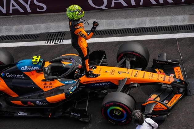 Formula 1 AWS Hungarian Grand Prix 2026. Lando Norris (GBR), McLaren Mastercard F1 Team, MCL40 pole position during Formula 1 AWS Hungarian Grand Prix 2026. on July 25., 2026 in Hungaroring, Mogyorod, Hungary, Zsombor Toth Zsombor Toth Photography Mogyorod Hungaroring Pest Hungary Copyright: xZsomborxTothx