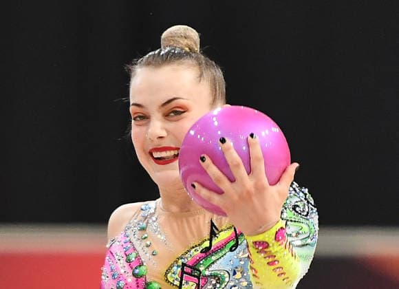 25.07.2026, xhbx, Turnen Rhythmische Sportgymnastik, Deutsche Meisterschaften 2026 v.l. Margarita Kolosov (SC Potsdam) Übung mit dem Ball (DFL DFB REGULATIONS PROHIBIT ANY USE OF PHOTOGRAPHS as IMAGE SEQUENCES and or QUASI-VIDEO) Hannover *** July 25, 2026, xhbx, Rhythmic Gymnastics, 2026 German Championships by Margarita Kolosov, SC Potsdam, Ball Routine. DFL and DFB regulations prohibit any use of photographs as image sequences and or quasi-video. Hanover