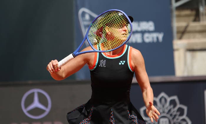 MSC Hamburg Ladies Open WTA, Tennis Damen 250): Anna Bondar (Ungarn) im Halbfinale am Rothenbaum. *** MSC Hamburg Ladies Open WTA 250: Anna Bondar of Hungary Advances to the Semifinals at Rothenbaum