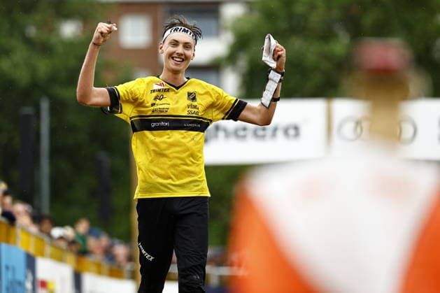 260725 Viktor Svensk Stora Tuna OK vinnare i klassen H21 elit under den sista etappen av O-Ringen den 25 juli 2026 i Göteborg. *** July 25, 2026: Viktor Svensk of Stora Tuna OK won the H21 Elite class during the final stage of O Ringen on July 25, 2026, in Gothenburg  Copyright: PETERxHOLGERSSON BB260725PH060