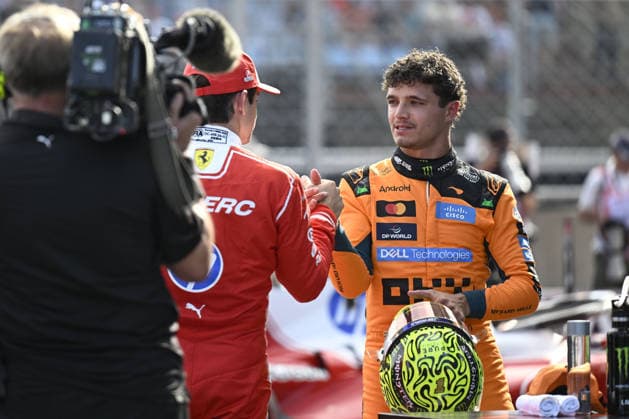 Formula 1, Hungarian Grand Prix in Budapest, Lando Norris on pole position