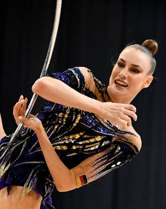 25.07.2026, xhbx, Turnen Rhythmische Sportgymnastik, Deutsche Meisterschaften 2026 v.l. Darja Varfolomeev (TSV Schmiden 1902) Übungen mit dem Reifen (DFL DFB REGULATIONS PROHIBIT ANY USE OF PHOTOGRAPHS as IMAGE SEQUENCES and or QUASI-VIDEO) Hannover *** July 25, 2026, xhbx, Rhythmic Gymnastics, 2026 German Championships v l Darja Varfolomeev TSV Schmiden 1902 Hoop Routine DFL DFB REGULATIONS PROHIBIT ANY USE OF PHOTOGRAPHS as IMAGE SEQUENCES and or QUASI-VIDEO Hannover
