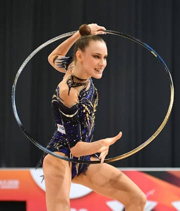 25.07.2026, xhbx, Turnen Rhythmische Sportgymnastik, Deutsche Meisterschaften 2026 v.l. Darja Varfolomeev (TSV Schmiden 1902) Übungen mit dem Reifen (DFL DFB REGULATIONS PROHIBIT ANY USE OF PHOTOGRAPHS as IMAGE SEQUENCES and or QUASI-VIDEO) Hannover *** July 25, 2026, xhbx, Rhythmic Gymnastics, 2026 German Championships v l Darja Varfolomeev TSV Schmiden 1902 Hoop Routine DFL DFB REGULATIONS PROHIBIT ANY USE OF PHOTOGRAPHS as IMAGE SEQUENCES and or QUASI-VIDEO Hannover