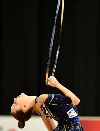 25.07.2026, xhbx, Turnen Rhythmische Sportgymnastik, Deutsche Meisterschaften 2026 v.l. Darja Varfolomeev (TSV Schmiden 1902) Übungen mit dem Reifen (DFL DFB REGULATIONS PROHIBIT ANY USE OF PHOTOGRAPHS as IMAGE SEQUENCES and or QUASI-VIDEO) Hannover *** July 25, 2026, xhbx, Gymnastics, Rhythmic Gymnastics, 2026 German Championships v l Darja Varfolomeev TSV Schmiden 1902 Hoop Routine DFL DFB REGULATIONS PROHIBIT ANY USE OF PHOTOGRAPHS as IMAGE SEQUENCES and or QUASI-VIDEO Hannover