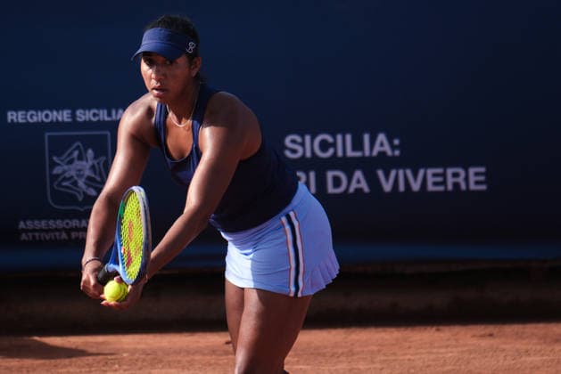 IPA86982174 - Palermo, Italy, July 2026. Country Time Club, Palermo Ladies Open 2026, a women s professional tennis tournament on the WTA, Tennis Damen 125 circuit. In the photo: Rasheeda Mcadoo and Adrien Nagy vs. Anastasia Tikhonova and Tamara Zidansek during the women s doubles final  Copyright: xFedericoxSerra IPAxSportx xx 86982174