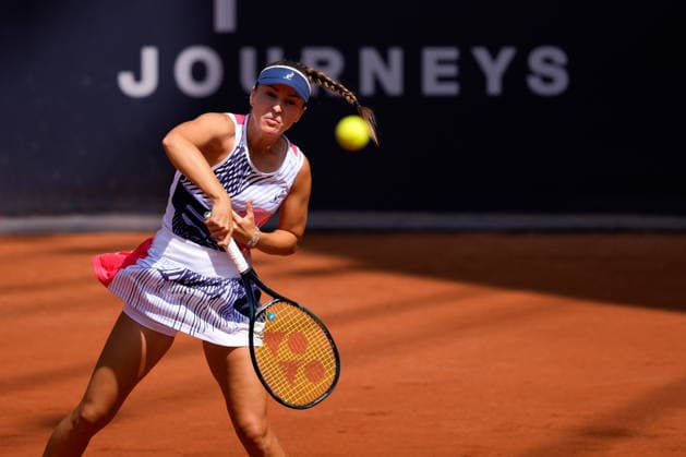 MSC Hamburg Ladies Open - Day 6 Anastasia Detiuc of the Czech Republic plays with partner Irina Khromacheva during their semi-final doubles match against Magali Kempen of Belgium and Alexandra Panova at the 2026 MSC Hamburg Ladies Open women s tennis tournament at Am Rothenbaum in Hamburg, Germany. Hamburg Hamburg Germany  Copyright: xOwenxHammondx originalFilename:hammond-2026msch260725_np11N.jpg