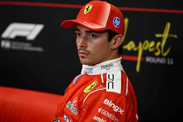 F1 Grand Prix of Hungary - Qualifying Charles Leclerc of Scuderia Ferrari Hp attends the press conference, PK, Pressekonferenz following the qualifying session for the FIA Formula One World Championship, WM, Weltmeisterschaft Hungarian Grand Prix in Budapest, Hungary. Budapest Hungary  Copyright: xLucaxBarsalix originalFilename:barsali-notitle260725_npFQF.jpg