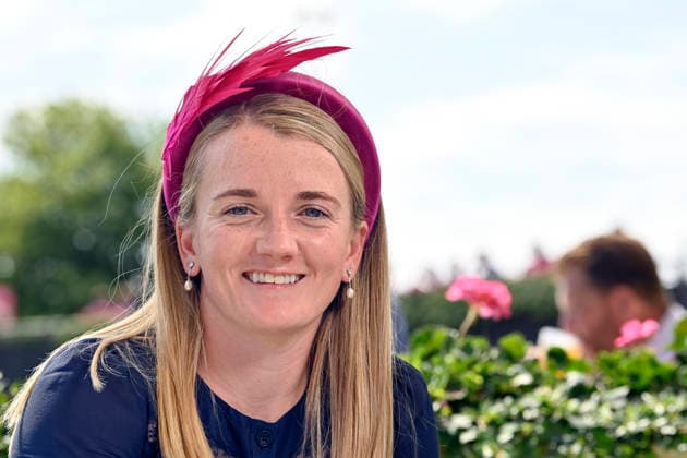 25.07.2026, Ascot, Windsor, GBR - Portrait of jockey Hollie Doyle. Ascot racecourse. (Jockey, Doyle, Portrait, Portraet) 260725C950ASCOT.JPG *** July 25, 2026, Ascot, Windsor, GBR Portrait of jockey Hollie Doyle at Ascot Racecourse Jockey, Doyle, Portrait, Portraet 260725C950ASCOT JPG