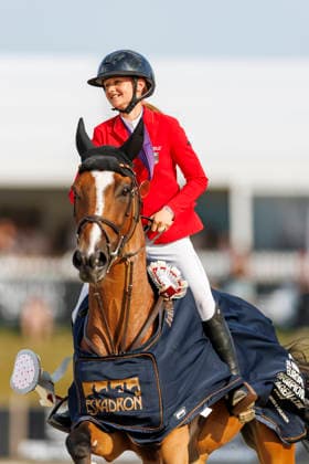 HAGEN a.T.W. - FEI Jumping European Championship, EM, Europameisterschaft Children, Juniors and Young Rider 2026, HAGEN a.T.W. - FEI Jumping European Championship Children, Juniors and Young Rider 2026 OSING Mila (GER), Capitaine Championship ceremony Final Individual Einzelfinale CH-EU-Ch-S - Children Final Individuals over two rounds - SECOND ROUND Hagen a.T.W., Reitanlage Haunhorst 25. July 2026 - *** HAGEN a T W FEI Jumping European Championship for Children, Juniors, and Young Riders 2026, HAGEN a T W FEI Jumping European Championship for Children, Juniors, and Young Riders 2026 OSING Mila GER, Team Captain Championship Ceremony Individual Final CH EU Ch S Children’s Final (Individuals) over two rounds SECOND ROUND Hagen a T W, Haunhorst Equestrian Center, July 25, 2026