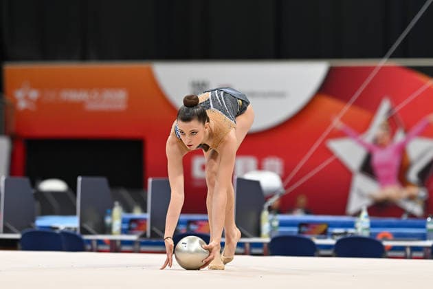 Lada Pusch (TSV Schmiden 1902 e.V.) DIE FINALS 2026 - Deutsche Meisterschaften Rhythmische Sportgymnastik Mehrkampf, 25.07.2026 DIE FINALS 2026 - Deutsche Meisterschaften Rhythmische Sportgymnastik Mehrkampf, 25.07.2026 Hannover *** Lada Pusch TSV Schmiden 1902 e.V. THE FINALS 2026 German Rhythmic Gymnastics All-Around Championships, July 25, 2026 THE FINALS 2026 German Rhythmic Gymnastics All-Around Championships, July 25, 2026, Hanover Copyright: xEibner-Pressefoto xHoepnerx EP_PHR
