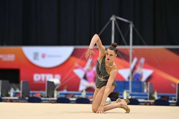 Lada Pusch (TSV Schmiden 1902 e.V.) DIE FINALS 2026 - Deutsche Meisterschaften Rhythmische Sportgymnastik Mehrkampf, 25.07.2026 DIE FINALS 2026 - Deutsche Meisterschaften Rhythmische Sportgymnastik Mehrkampf, 25.07.2026 Hannover *** Lada Pusch TSV Schmiden 1902 e.V. THE FINALS 2026 German Rhythmic Gymnastics All-Around Championships, July 25, 2026 THE FINALS 2026 German Rhythmic Gymnastics All-Around Championships, July 25, 2026, Hanover Copyright: xEibner-Pressefoto xHoepnerx EP_PHR