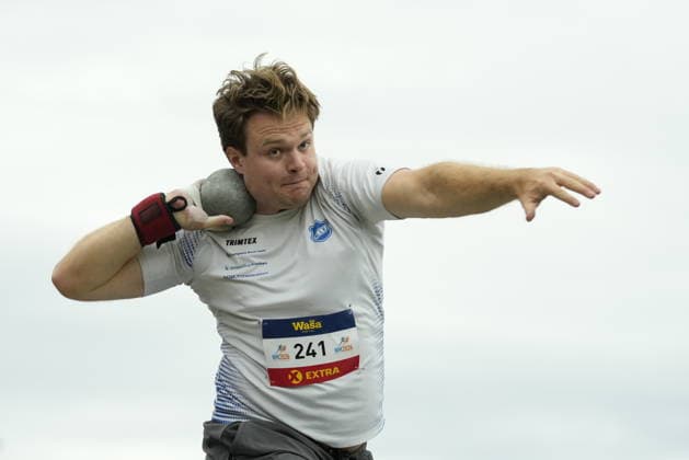 Norwegian Athletics Championships 2026 Trondheim 20260725. Asmund Froyen from Kristiansands IF in the men s cool exercise during the Norwegian Championships in Athletics at Trondheim Stadium on Saturday. Photo: Beate Oma Dahle NTB Trondheim Norway EDITORIAL USE ONLY. RESTRICTED USE FOR BETTING COMPANIES Ref:_SPOXOOBmbO9CTQ.jpg *** 2026 Norwegian Athletics Championships, Trondheim, July 25, 2026: Asmund Froyen of Kristiansands IF during the men’s cool-down exercise at the Norwegian Athletics Championships at Trondheim Stadium on Saturday. Photo: Beate Oma Dahle, NTB, Trondheim, Norway. EDITORIAL USE ONLY. RESTRICTED USE FOR BETTING COMPANIES  Copyright: xBeatexOmaxDahlex xNTBx
