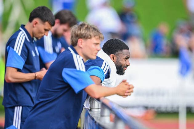 25.07.2026, Fussball, Saison 2026 2027, Vorbereitung, Testspiel: Fagiano Okayama - FC Schalke 04, Moussa Sylla (FC Schalke 04) xRHR-FOTO YYx *** July 25, 2026, Soccer, 2026–2027 Season, Preseason, Friendly Match: Fagiano Okayama vs. FC Schalke 04, Moussa Sylla, FC Schalke 04 xRHR PHOTO YYx Copyright: KROEGER RHR-FOTOx RHR-FOTO YY