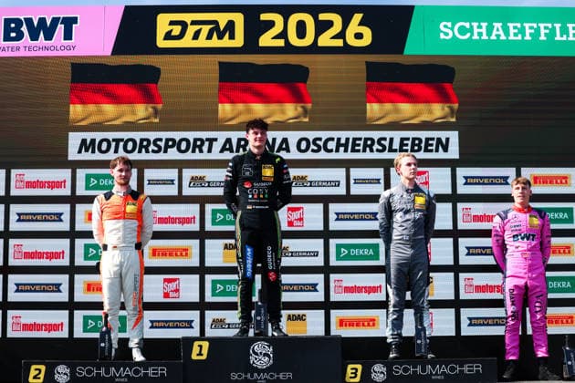 ADAC GT4 Germany, 5. + 6. Rennen Oschersleben 2026 04 Aston Martin Vantage AMR GT4 Evo, EastSide Motorsport: Jan Philipp Springob, Philipp Gogollok - picture by Gruppe C Photography Oschersleben Oschersleben Sachsen-Anhalt Germany Copyright: xGruppexCxPhotographyx