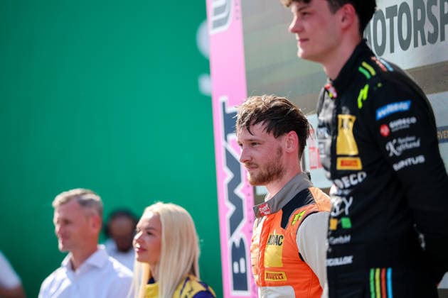 ADAC GT4 Germany, 5. + 6. Rennen Oschersleben 2026 04 Aston Martin Vantage AMR GT4 Evo, EastSide Motorsport: Jan Philipp Springob, Philipp Gogollok - picture by Gruppe C Photography Oschersleben Oschersleben Sachsen-Anhalt Germany Copyright: xGruppexCxPhotographyx