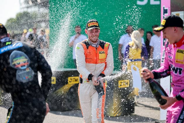 ADAC GT4 Germany, 5. + 6. Rennen Oschersleben 2026 26 Mercedes-AMG GT4, PROsport Racing: Marek Böckmann, Roman Fellner-Feldegg, 08 Mercedes-AMG GT4, Mücke Motorsport: Alex Connor, Marius Schmid - picture by Gruppe C Photography Oschersleben Oschersleben Sachsen-Anhalt Germany Copyright: xGruppexCxPhotographyx