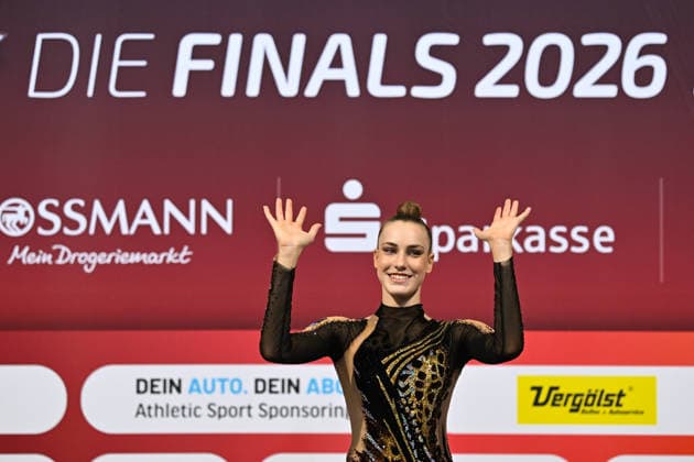 Darja Varfolomeev (TSV Schmiden 1902 e.V.) DIE FINALS 2026 - Deutsche Meisterschaften Rhythmische Sportgymnastik Mehrkampf, 25.07.2026 DIE FINALS 2026 - Deutsche Meisterschaften Rhythmische Sportgymnastik Mehrkampf, 25.07.2026 Hannover *** Darja Varfolomeev TSV Schmiden 1902 e.V. THE FINALS 2026 German Rhythmic Gymnastics Championships – All-Around, July 25, 2026 THE FINALS 2026 German Rhythmic Gymnastics Championships – All-Around, July 25, 2026, Hanover Copyright: xEibner-Pressefoto xHoepnerx EP_PHR