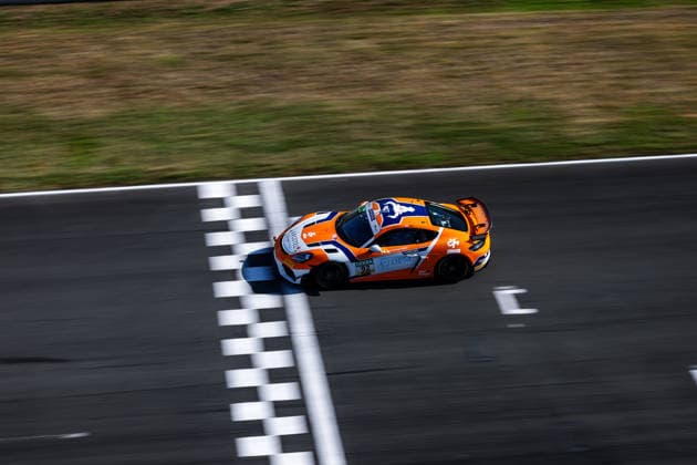 ADAC GT4 Germany, 5. + 6. Rennen Oschersleben 2026 92 Porsche 718 Cayman GT4 Clubsport, Team Wimmer Werk Motorsport: Egor Litvinenko, Oskar Dix - picture by Gruppe C Photography Oschersleben Oschersleben Sachsen-Anhalt Germany Copyright: xGruppexCxPhotographyx