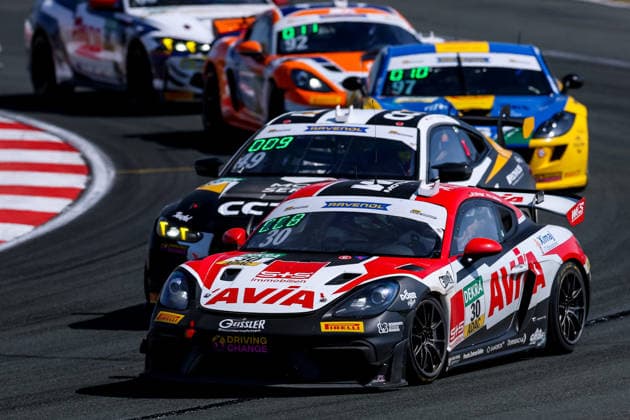 ADAC GT4 Germany, 5. + 6. Rennen Oschersleben 2026 30 Porsche 718 Cayman GT4 RS Clubsport, Avia W&S Motorsport: Maximilian Schreyer, Alon Gabbay - picture by Gruppe C Photography Oschersleben Oschersleben Sachsen-Anhalt Germany Copyright: xGruppexCxPhotographyx