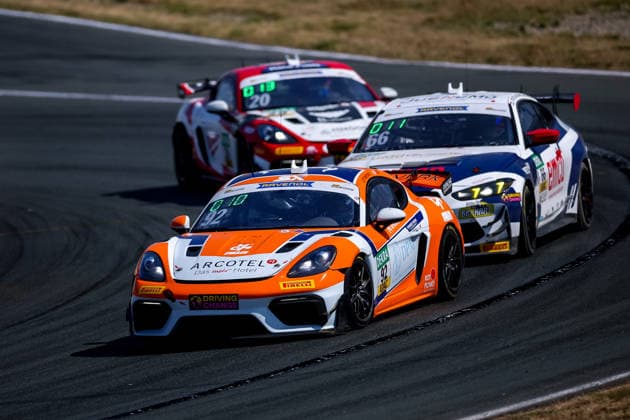 ADAC GT4 Germany, 5. + 6. Rennen Oschersleben 2026 92 Porsche 718 Cayman GT4 Clubsport, Team Wimmer Werk Motorsport: Egor Litvinenko, Oskar Dix - picture by Gruppe C Photography Oschersleben Oschersleben Sachsen-Anhalt Germany Copyright: xGruppexCxPhotographyx