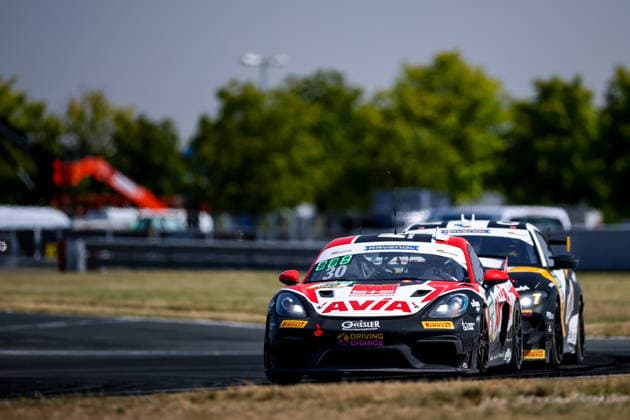 ADAC GT4 Germany, 5. + 6. Rennen Oschersleben 2026 30 Porsche 718 Cayman GT4 RS Clubsport, Avia W&S Motorsport: Maximilian Schreyer, Alon Gabbay - picture by Gruppe C Photography Oschersleben Oschersleben Sachsen-Anhalt Germany Copyright: xGruppexCxPhotographyx