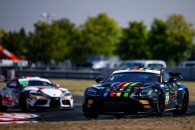 ADAC GT4 Germany, 5. + 6. Rennen Oschersleben 2026 04 Aston Martin Vantage AMR GT4 Evo, EastSide Motorsport: Jan Philipp Springob, Philipp Gogollok - picture by Gruppe C Photography Oschersleben Oschersleben Sachsen-Anhalt Germany Copyright: xGruppexCxPhotographyx