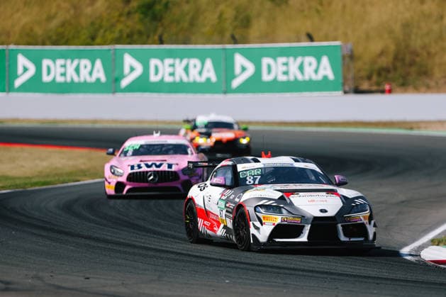 ADAC GT4 Germany, 5. + 6. Rennen Oschersleben 2026 87 Toyota GR Supra GT4 EVO2, CRT Lucas Cartelle, Hudson Schwartz - picture by Gruppe C Photography Oschersleben Oschersleben Sachsen-Anhalt Germany Copyright: xGruppexCxPhotographyx