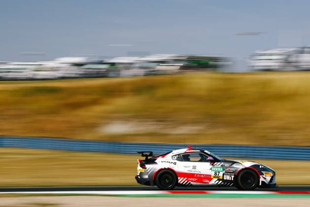 ADAC GT4 Germany, 5. + 6. Rennen Oschersleben 2026 87 Toyota GR Supra GT4 EVO2, CRT Lucas Cartelle, Hudson Schwartz - picture by Gruppe C Photography Oschersleben Oschersleben Sachsen-Anhalt Germany Copyright: xGruppexCxPhotographyx