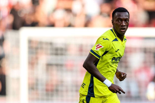 EINDHOVEN, NETHERLANDS - JULY 25: Thiam Cheickh of Villarreal CF looks on during the pre-season friendly match between PSV and Villarreal CF at Philips Stadion on July 25, 2026 in Eindhoven, Netherlands.  Copyright: xRenexNijhuis MBxMediax