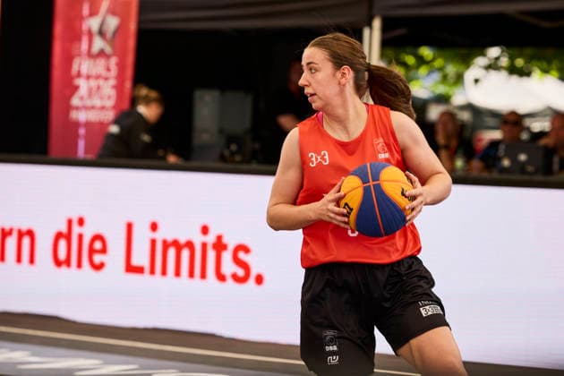 Basketball Gruppenphase Damen - DIE FINALS 2026 3x3 Basketball Gruppenphase Damen am 25.07.2026, Hannover Neues Rathaus Niedersachsen Deutschland *** Women s 3x3 Basketball Group Stage at DIE FINALS 2026: Women s 3x3 Basketball Group Stage on July 25, 2026, at the New City Hall in Hanover, Lower Saxony, Germany