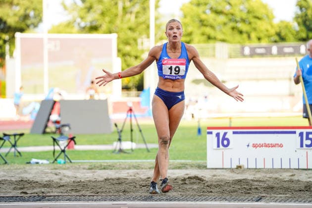 DERKACH Dariya during the 2026 Italian Absolute Championships at the Stadium Luigi Ridolfi , Florence, Italy - July 25, 2026. - Athletics  Copyright: xx