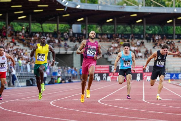 JACOBS Lamont Marcell during the 2026 Italian Absolute Championships at the Stadium Luigi Ridolfi , Florence, Italy - July 25, 2026. - Athletics  Copyright: xx