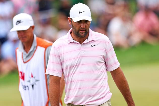 Scottie Scheffler of the United States walks on the third hole during the third round of the 2026 3M Open at TPC Twin Cities on July 25, 2026 in Blaine, Minnesota. CSM Golf 2026: PGA, Golf Herren 3M Open: Round 3  - ZUMAc04_ 20260725_zma_c04_005 Copyright: xStevenxGarciax