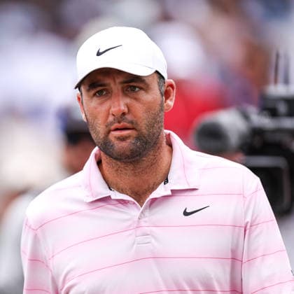 Scottie Scheffler of the United States walks to the eighth tee during the third round of the 2026 3M Open at TPC Twin Cities on July 25, 2026 in Blaine, Minnesota. CSM Golf 2026: PGA, Golf Herren 3M Open: Round 3  - ZUMAc04_ 20260725_zma_c04_021 Copyright: xStevenxGarciax