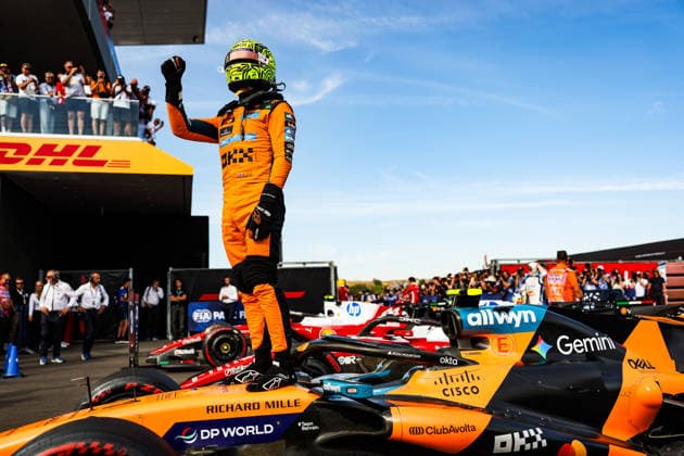 F1 - HUNGARIAN GRAND PRIX 2026 NORRIS Lando (gbr), McLaren F1 Team MCL40, portrait during the Formula 1 Hungarian Grand Prix 2026, 11th round of the 2026 Formula One World Championship, WM, Weltmeisterschaft from July 24 to 26, 2026 on the Hungaroring, in Mogyorod near Budapest, Hungary - MogyorodHungary  Copyright: xFLORENTxGOODENx