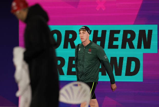 2026 Commonwealth Games, Tollcross International Swimming Centre, Glasgow 25 7 2026 400m Freestyle Final Daniel Wiffen of Team Northern Ireland Daniel Wiffen 25 7 2026  Copyright: xx NIR Wiffen Final 13