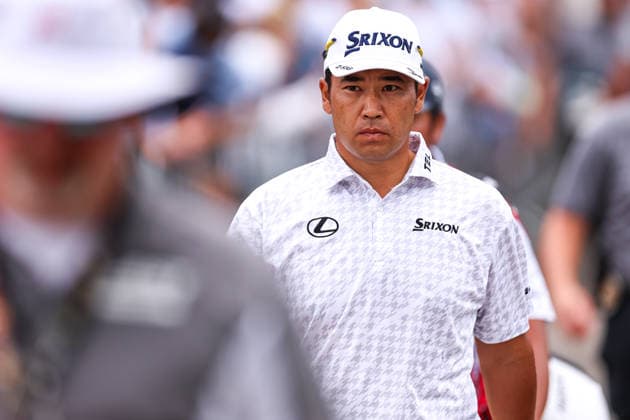 Hideki Matsuyama of Japan walks to the eighth tee during the third round of the 2026 3M Open at TPC Twin Cities on July 25, 2026 in Blaine, Minnesota. CSM Blaine USA - ZUMAc04_ 20260725_zma_c04_023 Copyright: xStevenxGarciax