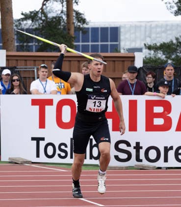 July 25, 2026, Jyvaskyla, Central Finland, Finland: Jarmo Marttila ( 13) of Vasa IS throws the javelin during the men s javelin qualification at the Kalevan Kisat 2026 Finnish Athletics Championships at Harju Stadium in Jyvaskyla, Finland, on July 25, 2026. . Jyvaskyla Finland - ZUMAt172 0862646617st Copyright: xJosexTabaresx