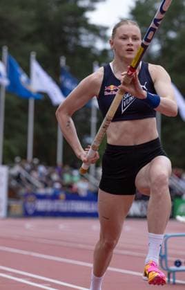 July 25, 2026, Jyvaskyla, Central Finland, Finland: JYVASKYLA, FINLAND - JULY 25, 2026: Wilma Heltela of Salon Vilpas Yleisurheilu competes in the women s pole vault final during the Kalevan Kisat 2026 at Harjun Stadium in Jyvaskyla, Finland. Heltela entered the competition as the leading favorite with a personal best of 4.85 metres and the best season performance among the finalists. Jyvaskyla Finland - ZUMAt172 0862651651st Copyright: xJosexTabaresx