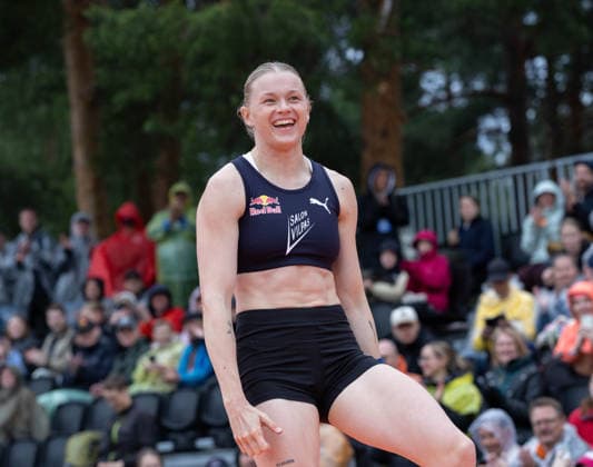 July 25, 2026, Jyvaskyla, Central Finland, Finland: JYVASKYLA, FINLAND - JULY 25, 2026: Wilma Heltela of Salon Vilpas Yleisurheilu competes in the women s pole vault final during the Kalevan Kisat 2026 at Harjun Stadium in Jyvaskyla, Finland. Heltela entered the competition as the leading favorite with a personal best of 4.85 metres and the best season performance among the finalists. Jyvaskyla Finland - ZUMAt172 0862653709st Copyright: xJosexTabaresx