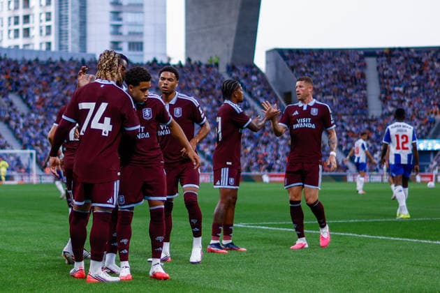 July 25, 2026, Porto, Porto, Portugal: Luka Lynch of Aston Villa celebrates his goal during the Pre-Season Friendly match between FC Porto and Aston Villa at EstoÂ¡dio do DragoÂ£o on July 25, 2026 in Porto, Portugal. Porto Portugal - ZUMAl192 20260725_zsp_l192_025 Copyright: xMiguelxLemosx