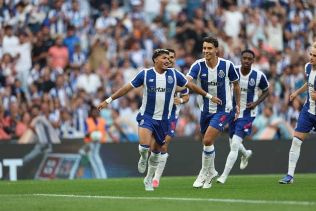 July 25, 2026, Porto, Porto, Portugal: PORTO, PORTUGAL - JULY 25: William Gomes of FC Porto celebrating goal during the match between FC Porto and Aston Villa -for the Friendly Match at Estadio do Dragao on July 25, 2026 in Porto, Portugal. Porto Portugal - ZUMAe141 20260725_zsp_e141_072 Copyright: xLuisxEirasx