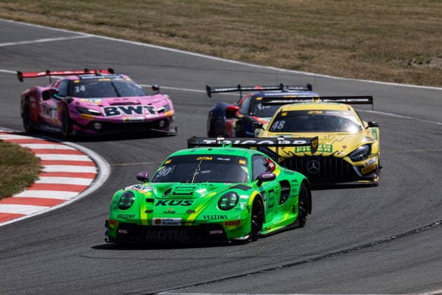 GER, DTM, 9. & 10. Lauf, Motorsport Arena Oschersleben 25.07.2026, Motorsport Arena, Oschersleben, GER, DTM, 9. & 10. Lauf, Motorsport Arena Oschersleben Ricardo Feller, Manthey Porsche 911 GT3 R Evo, Jules Gounon, Mercedes-AMG Team Winward Mercedes-AMG GT3 Â Foto: Alexander Trienitz Oschersleben Motorsport Arena Sachsen-Anhalt Deutschland *** GER, DTM, Round 9 of 10, Motorsport Arena Oschersleben, July 25, 2026, Motorsport Arena, Oschersleben, GER, DTM, Round 9 of 10, Motorsport Arena Oschersleben: Ricardo Feller, Manthey Porsche 911 GT3 R Evo; Jules Gounon, Mercedes-AMG Team Winward Mercedes-AMG GT3. Photo by Alexander Trienitz, Oschersleben Motorsport Arena, Saxony-Anhalt, Germany